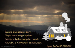 Błogosławionych Świąt życzy Rada Rodzic&oacute;w